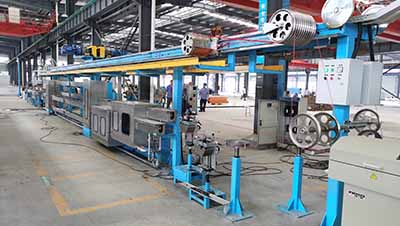 φ70+50 Building Wire Extrusion Line | Rigid Stranding Machine | wire ...